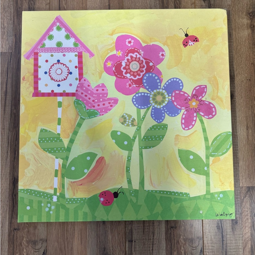 Oopsy daisy too fine art for kids Sunshine Yellow Flower